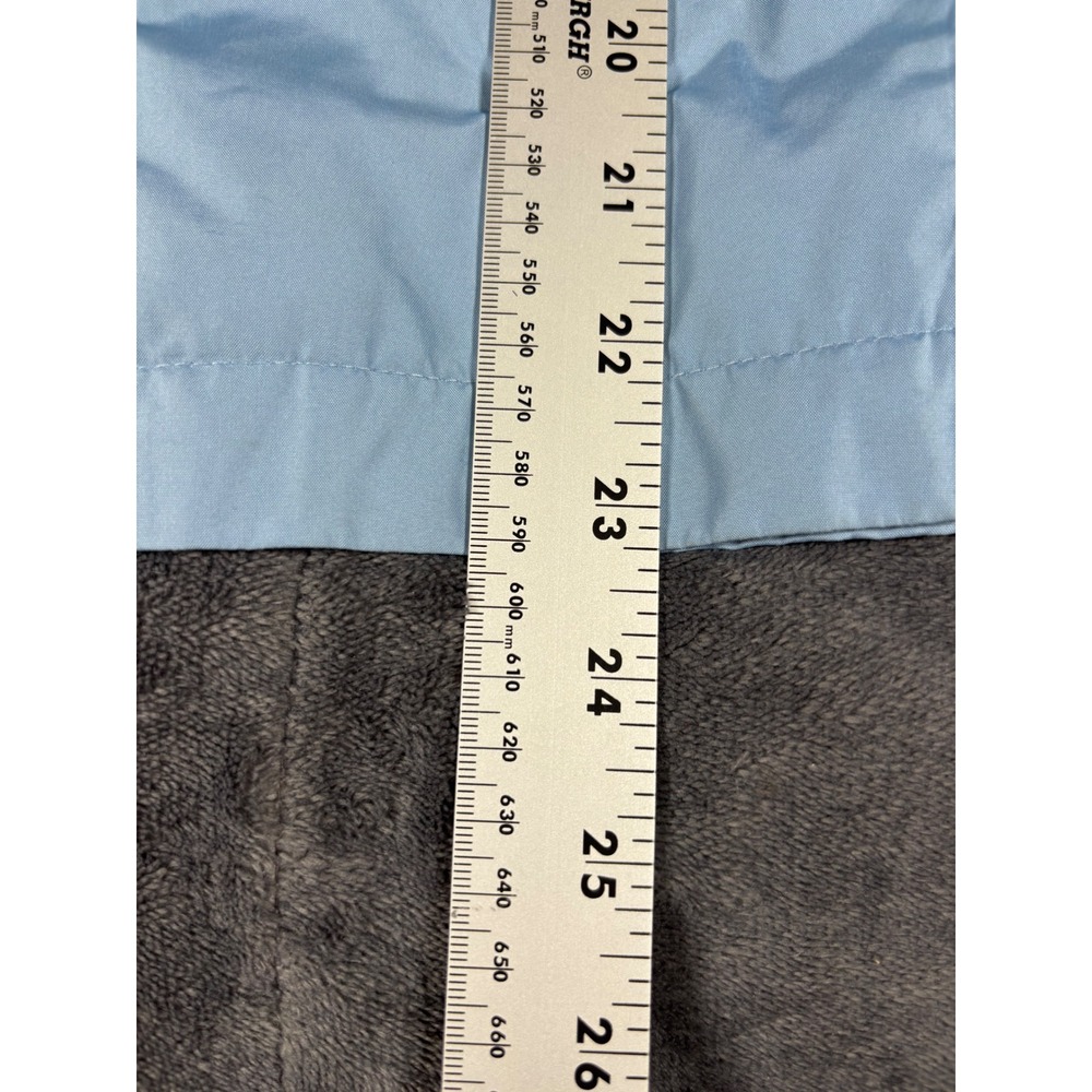Nike‎ Mens Windbreaker Jacket Light Blue Full Zip Mock Neck XS 6103 - Picture 6 of 8
